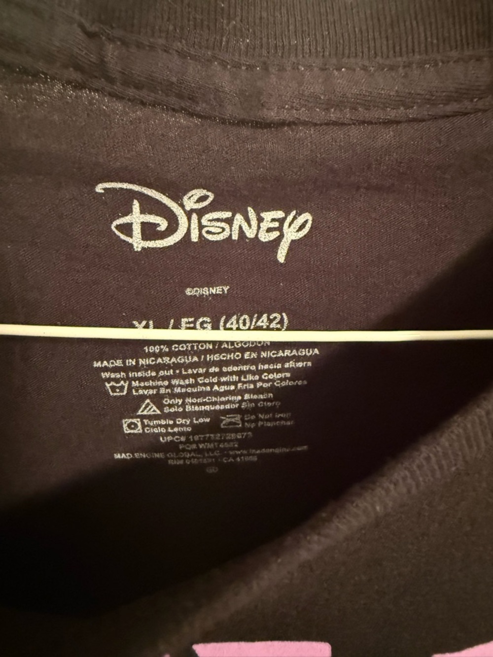 Disney Alice in Wonderland T-Shirt with We’re All Mad Here graphic - Size XL - Picture 3 of 6